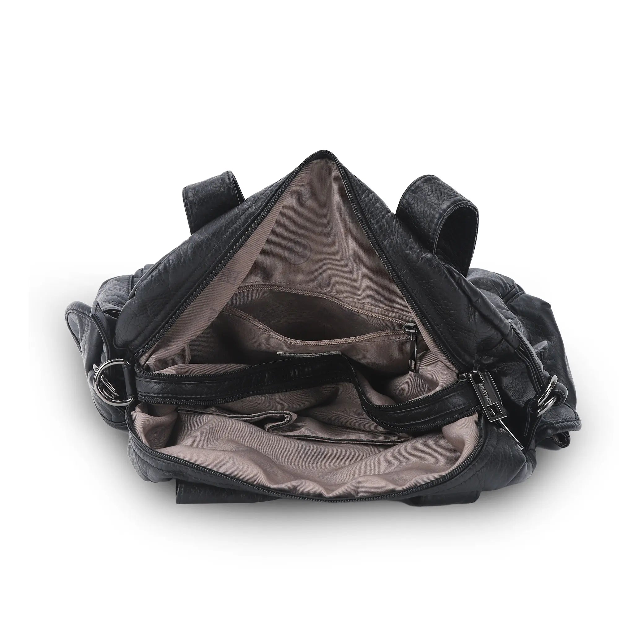 Slim Vegan Leather Tote Bag for Office | Waterproof PU Leather Briefcase for Women