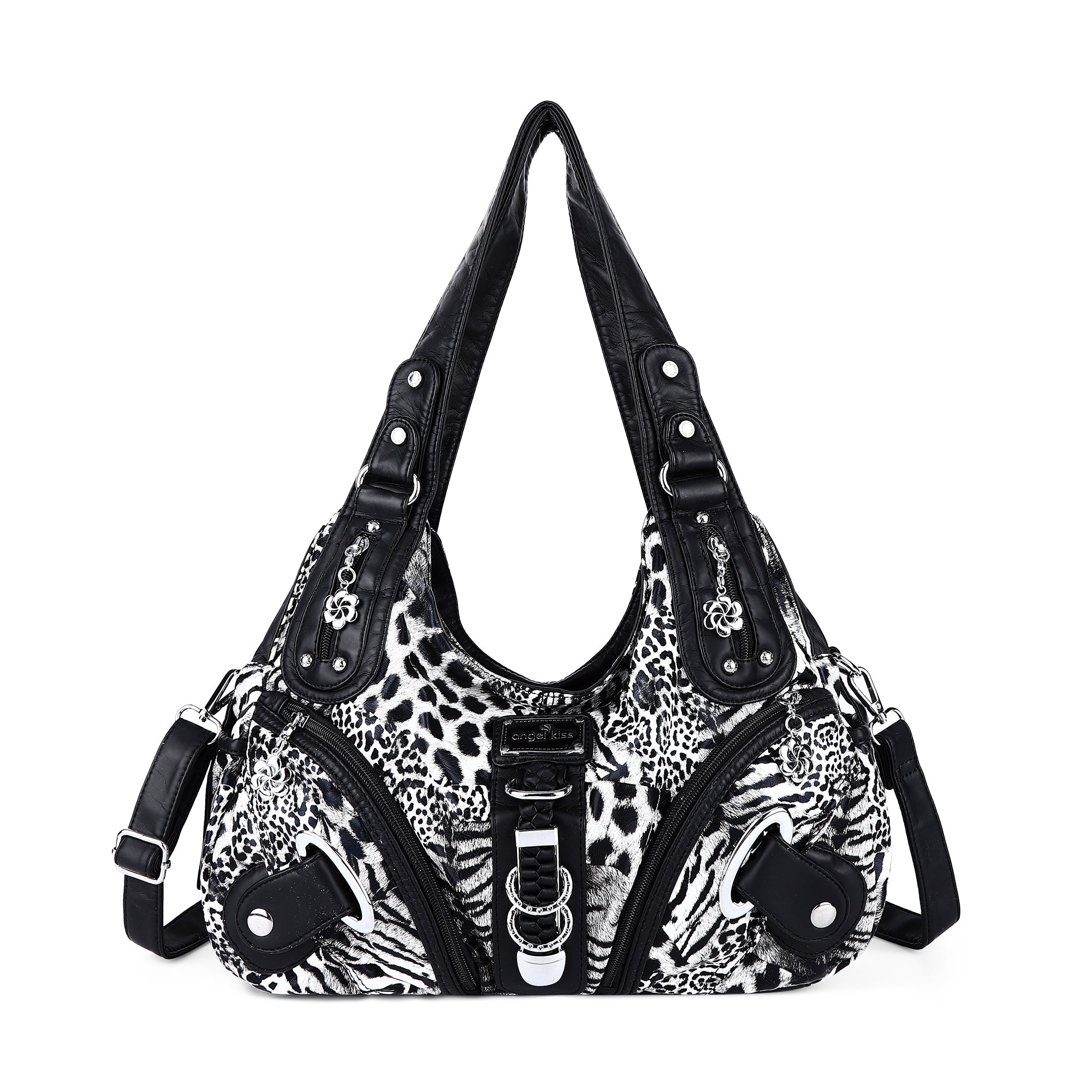 Large Capacity Multi-Functional Leopard Print Shoulder Bag