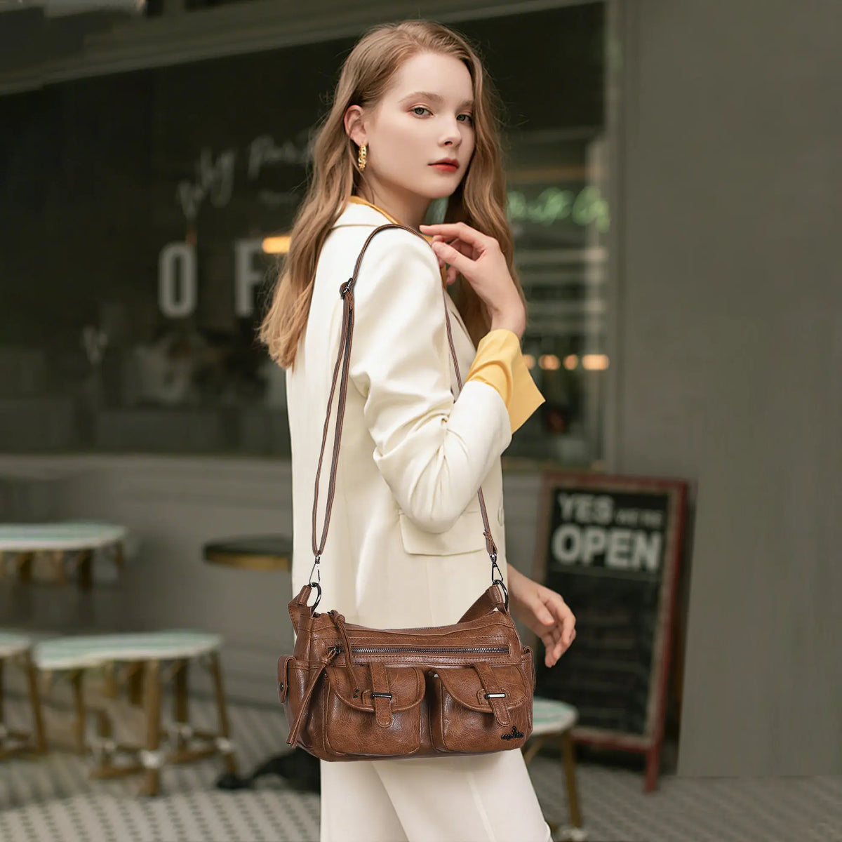 Simple personality crossbody purse shoulder bag handbags