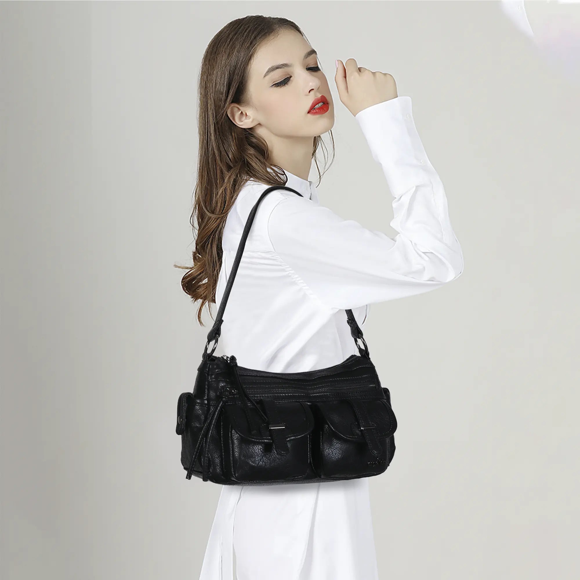 Simple personality crossbody purse shoulder bag handbags