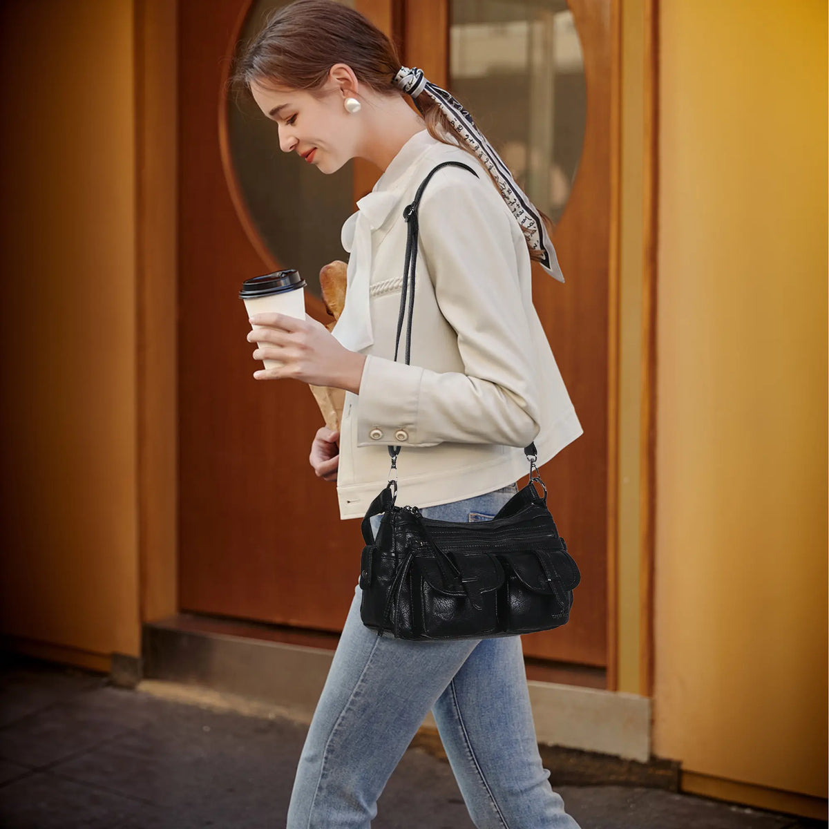 Simple personality crossbody purse shoulder bag handbags