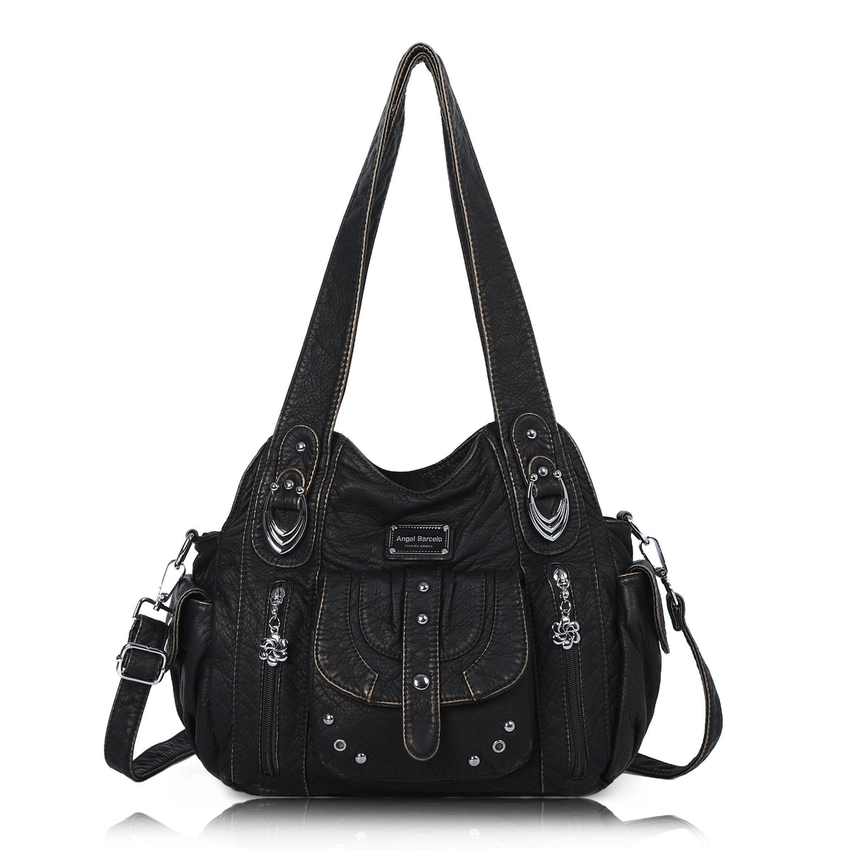 Vintage Luxe Relaxed-Shape  Hobo Handbags