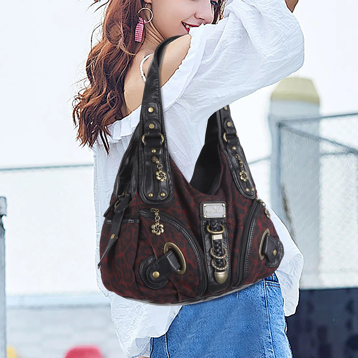 Refined Faux Leather Tote · Minimal Flowing Design