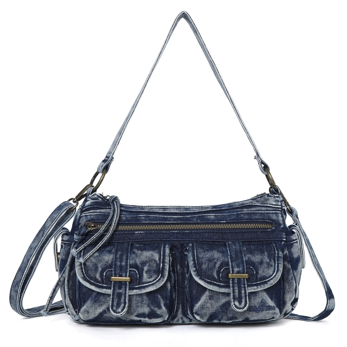 Faux Leather Leopard Print Crossbody Tote Bag - Women's Shoulder Purse